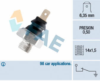 FAE 11250 Oil pressure sensor 11250: Buy near me in Poland at 2407.PL - Good price!