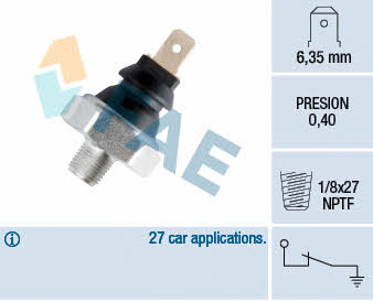FAE 11280 Oil pressure sensor 11280: Buy near me in Poland at 2407.PL - Good price!