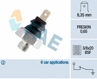 FAE 11340 Oil pressure sensor 11340: Buy near me at 2407.PL in Poland at an Affordable price!