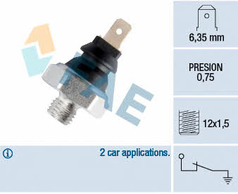 FAE 11400 Oil pressure sensor 11400: Buy near me in Poland at 2407.PL - Good price!