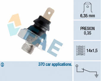 FAE 11410 Oil pressure sensor 11410: Buy near me in Poland at 2407.PL - Good price!