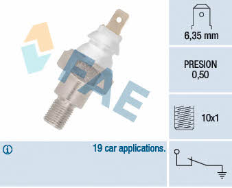 FAE 11710 Oil pressure sensor 11710: Buy near me in Poland at 2407.PL - Good price!