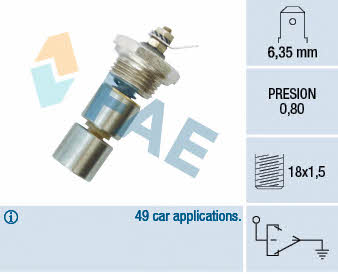 FAE 12270 Oil pressure sensor 12270: Buy near me in Poland at 2407.PL - Good price!