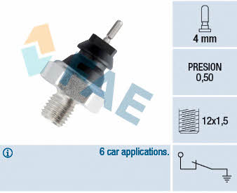 FAE 12280 Oil pressure sensor 12280: Buy near me in Poland at 2407.PL - Good price!