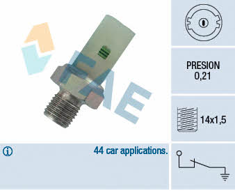 FAE 12350 Oil pressure sensor 12350: Buy near me in Poland at 2407.PL - Good price!