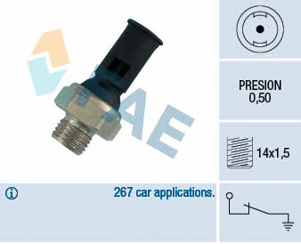FAE 12390 Oil pressure sensor 12390: Buy near me in Poland at 2407.PL - Good price!