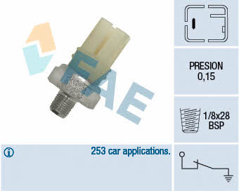 FAE 12420 Oil pressure sensor 12420: Buy near me in Poland at 2407.PL - Good price!