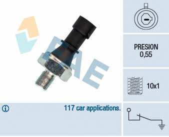 FAE 12436 Oil pressure sensor 12436: Buy near me in Poland at 2407.PL - Good price!