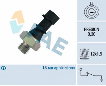 FAE 12440 Oil pressure sensor 12440: Buy near me in Poland at 2407.PL - Good price!