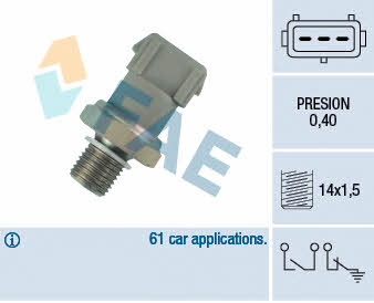 FAE 12500 Oil pressure sensor 12500: Buy near me in Poland at 2407.PL - Good price!