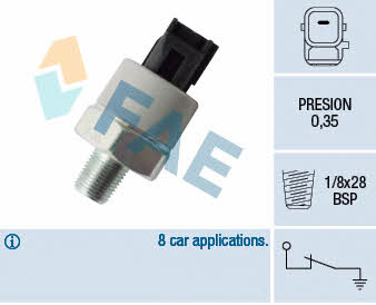 FAE 12549 Oil pressure sensor 12549: Buy near me in Poland at 2407.PL - Good price!