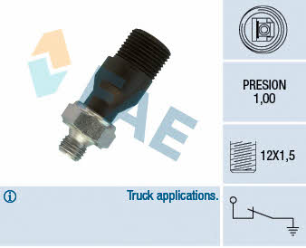 FAE 12600 Oil pressure sensor 12600: Buy near me in Poland at 2407.PL - Good price!