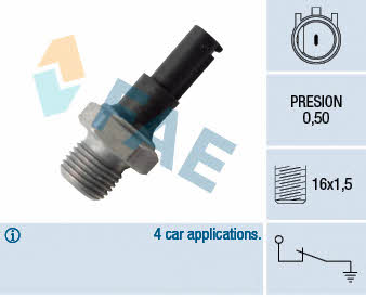 FAE 12642 Oil pressure sensor 12642: Buy near me in Poland at 2407.PL - Good price!