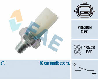 FAE 12699 Oil pressure sensor 12699: Buy near me in Poland at 2407.PL - Good price!