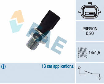FAE 12702 Oil pressure sensor 12702: Buy near me in Poland at 2407.PL - Good price!