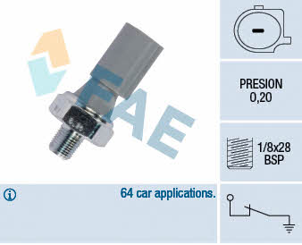 FAE 12830 Oil pressure sensor 12830: Buy near me in Poland at 2407.PL - Good price!