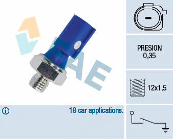 FAE 12841 Oil pressure sensor 12841: Buy near me at 2407.PL in Poland at an Affordable price!