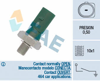 FAE 12881 Oil pressure sensor 12881: Buy near me in Poland at 2407.PL - Good price!