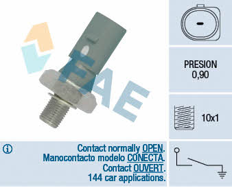 FAE 12882 Oil pressure sensor 12882: Buy near me in Poland at 2407.PL - Good price!