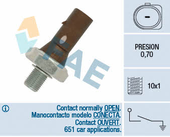 FAE 12890 Oil pressure sensor 12890: Buy near me at 2407.PL in Poland at an Affordable price!