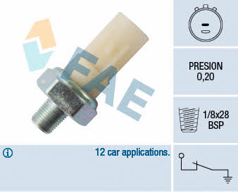 FAE 12991 Oil pressure sensor 12991: Buy near me in Poland at 2407.PL - Good price!