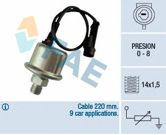 FAE 14030 Oil pressure sensor 14030: Buy near me in Poland at 2407.PL - Good price!