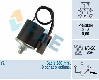 FAE 14130 Oil pressure sensor 14130: Buy near me in Poland at 2407.PL - Good price!