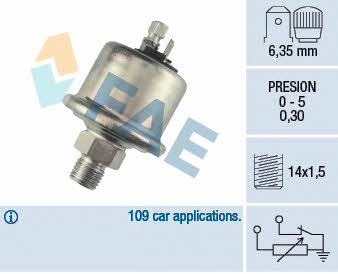 FAE 14560 Oil pressure sensor 14560: Buy near me in Poland at 2407.PL - Good price!
