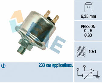 FAE 14740 Oil pressure sensor 14740: Buy near me in Poland at 2407.PL - Good price!