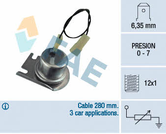 FAE 14800 Oil pressure sensor 14800: Buy near me in Poland at 2407.PL - Good price!