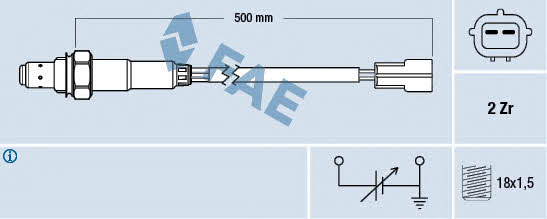 FAE 77324 Lambda sensor 77324: Buy near me in Poland at 2407.PL - Good price!