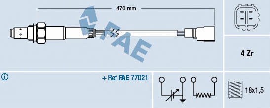 FAE 77331 Lambda sensor 77331: Buy near me in Poland at 2407.PL - Good price!