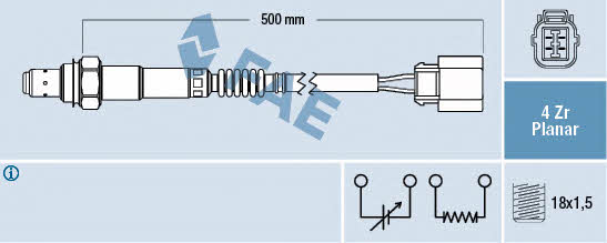 FAE 77474 Sonda lambda 77474: Dobra cena w Polsce na 2407.PL - Kup Teraz!