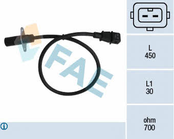 FAE 79001 Crankshaft position sensor 79001: Buy near me in Poland at 2407.PL - Good price!