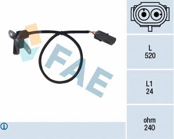FAE 79024 Camshaft position sensor 79024: Buy near me in Poland at 2407.PL - Good price!