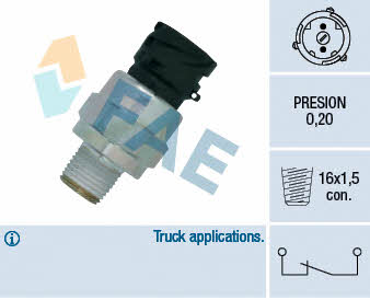 FAE 18116 Oil pressure sensor 18116: Buy near me in Poland at 2407.PL - Good price!