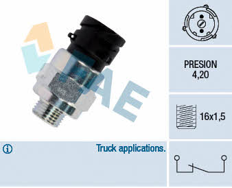 FAE 18124 Sensor, compressed-air system 18124: Buy near me in Poland at 2407.PL - Good price!