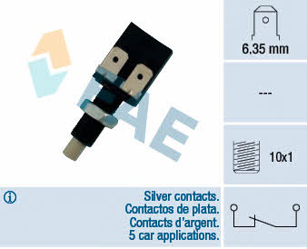FAE 24081 Włącznik światła stopu 24081: Dobra cena w Polsce na 2407.PL - Kup Teraz!