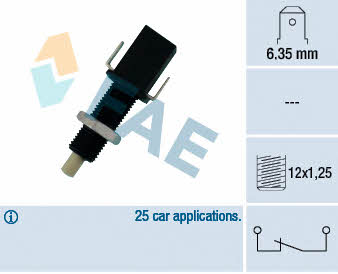 FAE 24100 Brake light switch 24100: Buy near me in Poland at 2407.PL - Good price!