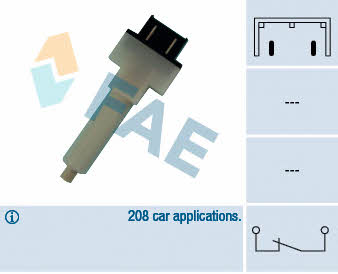 FAE 24280 Brake light switch 24280: Buy near me in Poland at 2407.PL - Good price!