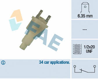 FAE 24300 Brake light switch 24300: Buy near me in Poland at 2407.PL - Good price!