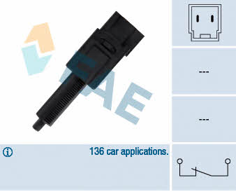 FAE 24495 Brake light switch 24495: Buy near me in Poland at 2407.PL - Good price!