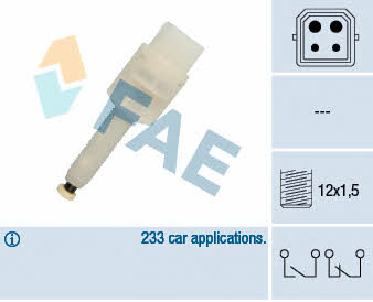 FAE 24565 Brake light switch 24565: Buy near me in Poland at 2407.PL - Good price!