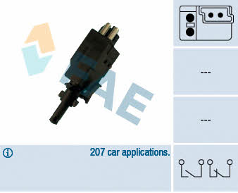 FAE 24590 Brake light switch 24590: Buy near me in Poland at 2407.PL - Good price!