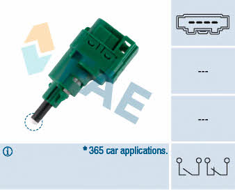 FAE 24762 Brake light switch 24762: Buy near me in Poland at 2407.PL - Good price!