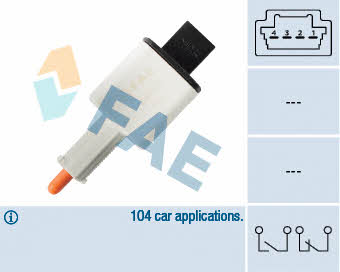 FAE 24888 Brake light switch 24888: Buy near me in Poland at 2407.PL - Good price!