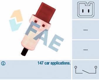 FAE 24896 Brake light switch 24896: Buy near me in Poland at 2407.PL - Good price!