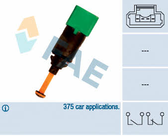 FAE 24899 Brake light switch 24899: Buy near me in Poland at 2407.PL - Good price!