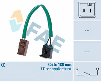 FAE 24905 Clutch pedal position sensor 24905: Buy near me in Poland at 2407.PL - Good price!