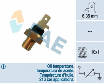 FAE 31610 Engine oil temperature sensor 31610: Buy near me in Poland at 2407.PL - Good price!